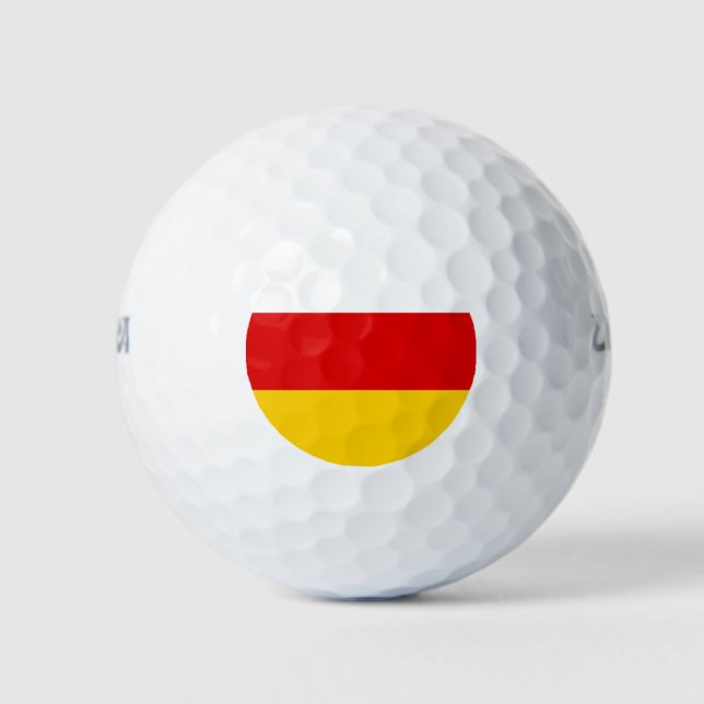 South Ossetia Flag Golfball (Vorderseite)