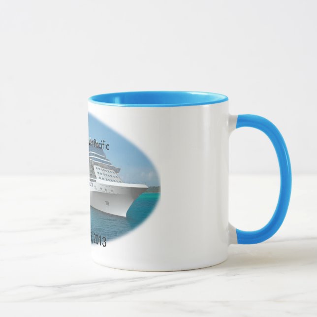 South- Pacifickreuzfahrt Tasse (Rechts)
