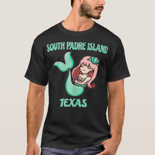 South Padre Island Niedlich Mermaid Themed T-Shirt