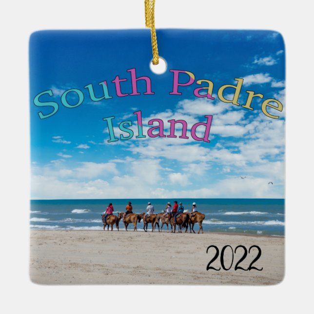 South Padre Island, Texas, Keramikornament (Vorderseite)