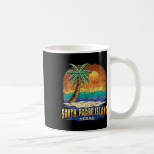 South Padre Island Texas Vintag bekümmert Souven Kaffeetasse