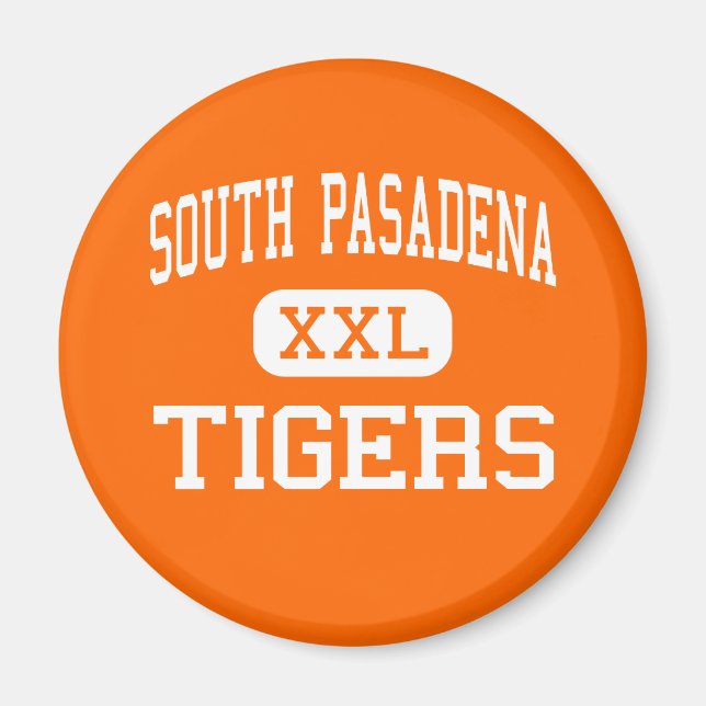 South Pasadena - Tigers - Hoch - Südpasadena Magnet (Vorne)