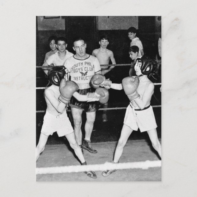 South Philly Boys Club Boxing, 40er Postkarte (Vorderseite)