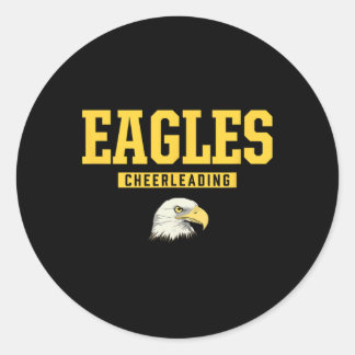 South Pike Eagles Logo Cheerleading Hs  Runder Aufkleber