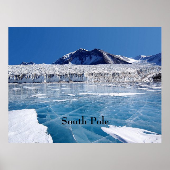 South Pole, Antartica Poster (Vorne)