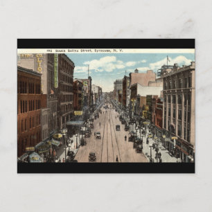 South Salina St Syracuse NY Vintage 1917 Postkarte