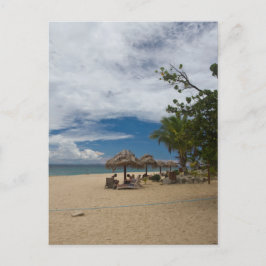 South Sea Island Beach, Fidschi Postkarte