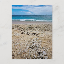 South Sea Island Beach, Fidschi Postkarte