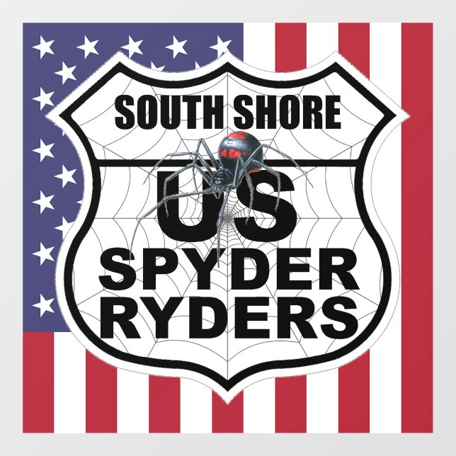 South Shore Kapitel - Aufkleber Flagge & Logo (Blatt)