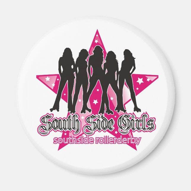 South Side Roller Derby-Magnet Magnet (Vorne)
