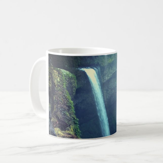 South Silver Falls, Oregon Kaffeetasse (Vorderseite Links)