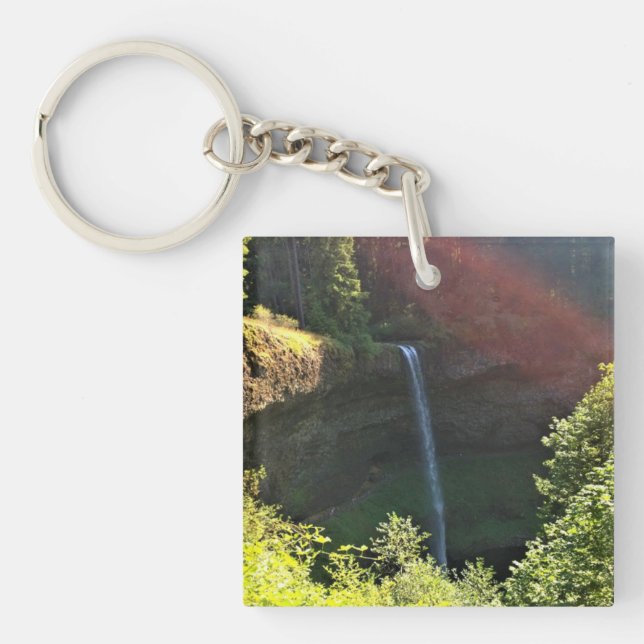 South Silver Falls, Oregon Schlüsselanhänger (Vorderseite)