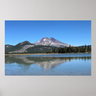 South Sister at Sparks Lake, Oregon Poster
