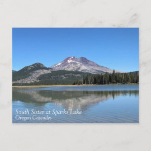 South Sister at Sparks Lake, Oregon Postkarte