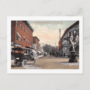 South St, Freehold, New Jersey Vintag Postkarte
