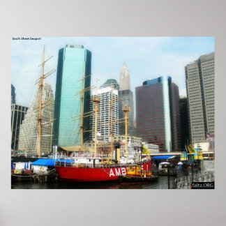 South Street Seaport, NYC Poster