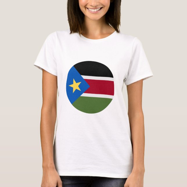 South Sudan Flag T-Shirt (Vorderseite)