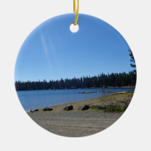 South Twin Lake, OR Keramik Ornament