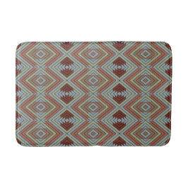 South West American Indian Style Patterned Art Badematte