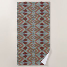 South West American Indian Style Patterned Art Strandtuch