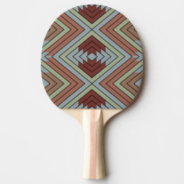 South West American Indian Style Patterned Art Tischtennis Schläger