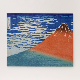 South Wind, Clear Weather von Katsushika Hokusai Puzzle