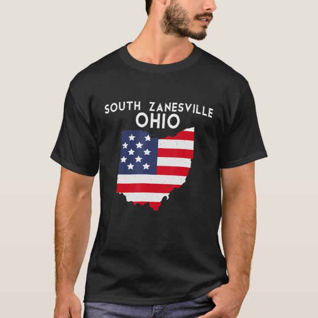 South Zanesville Ohio USA State America Travel Ohi T-Shirt (Vorderseite)