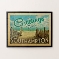 Southampton Beach Vintage Travel