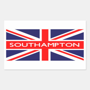 Southampton: Britische Flagge Rechteckiger Aufkleber