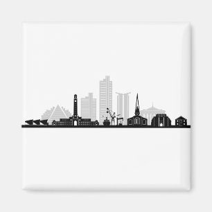 SOUTHAMPTON England fußball City Skyline Silhouett Magnet
