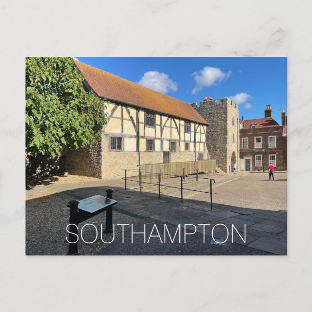 Southampton Feiertagspostkarte (Vorderseite)