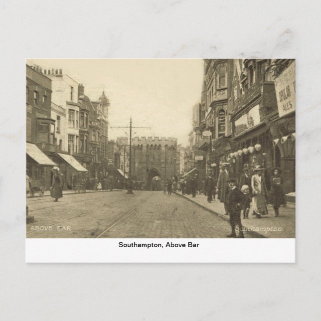 Southampton, oberhalb von Bar Postkarte (Vorderseite)
