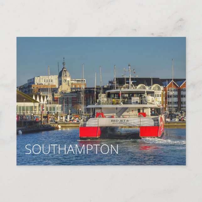 Southampton Postkarte (Vorderseite)