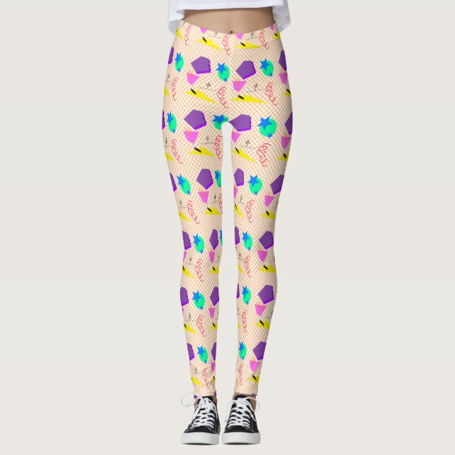 Southaven Throwback! Geometrische Muster 1 Legging Leggings (Vorderseite)