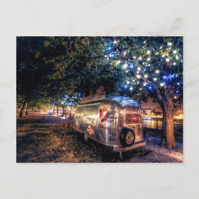 Southbank Food Truck, London Postkarte (Vorderseite)