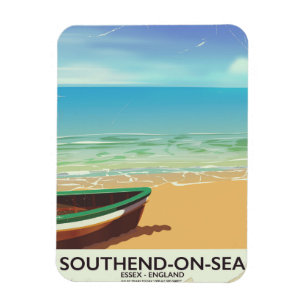 Southend-on-Sea, Essex Vintage Reiseposter Magnet