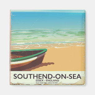 Southend-on-Sea, Essex Vintage Reiseposter Magnet