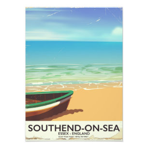 Southend on Sea, Reiseplakat Essex Vintage Fotodruck