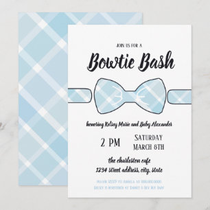 Southern baby Bowtie Bash Einladung