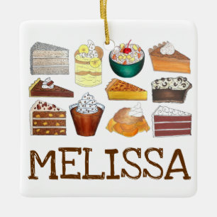 Southern Bakery Food Desserts USA Süd Keramikornament