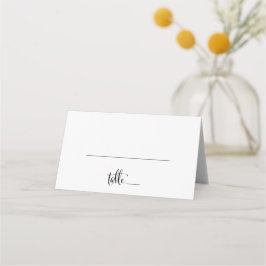 Southern Belle Calligraphy Wedding Platzkarte