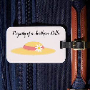 Southern Belle Summer Daisy Hat Niedlicher Cartoon Gepäckanhänger
