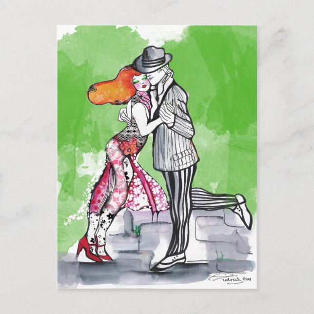 Southern Breezes Tango Postkarte (Vorderseite)