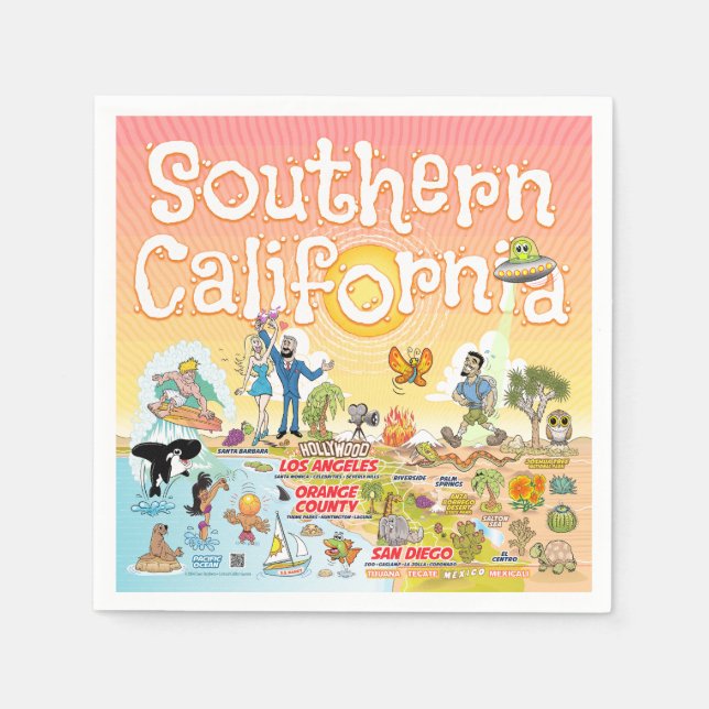 Southern Cal Napkins Serviette (Vorderseite)