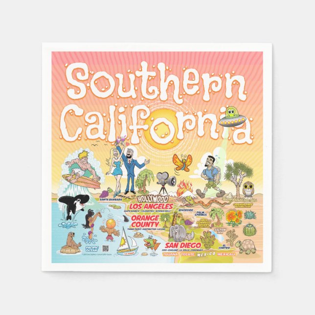 Southern Cal Napkins Serviette (Vorderseite)
