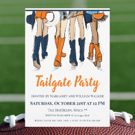 Southern Game Day Tailgate Vier stilvolle Ladys Einladung