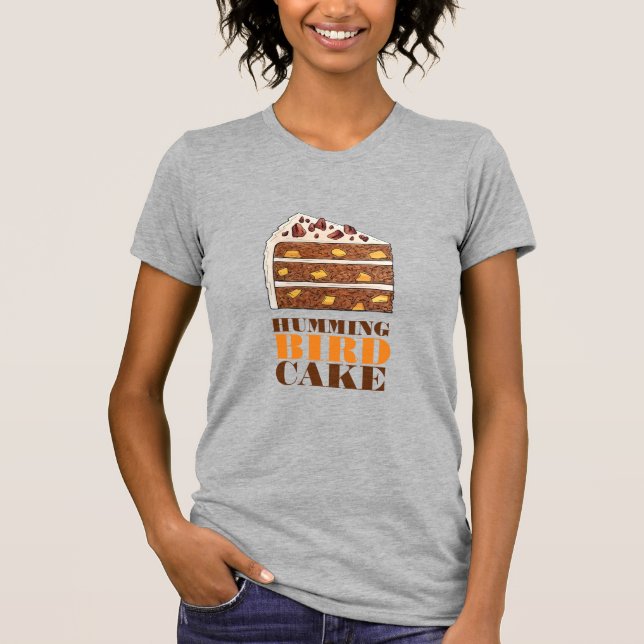 Southern Hummingbird Layer Cake Slice Dessert T-Shirt (Vorderseite)
