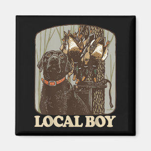 Southern Local Bock Enck Jagd Black Lab Camouflage Magnet