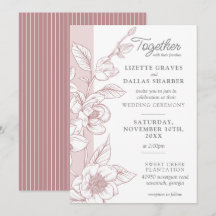 Southern Magnolia Blossom Blush Bloral Wedding