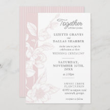 Southern Magnolia Blossom Blush Bloral Wedding